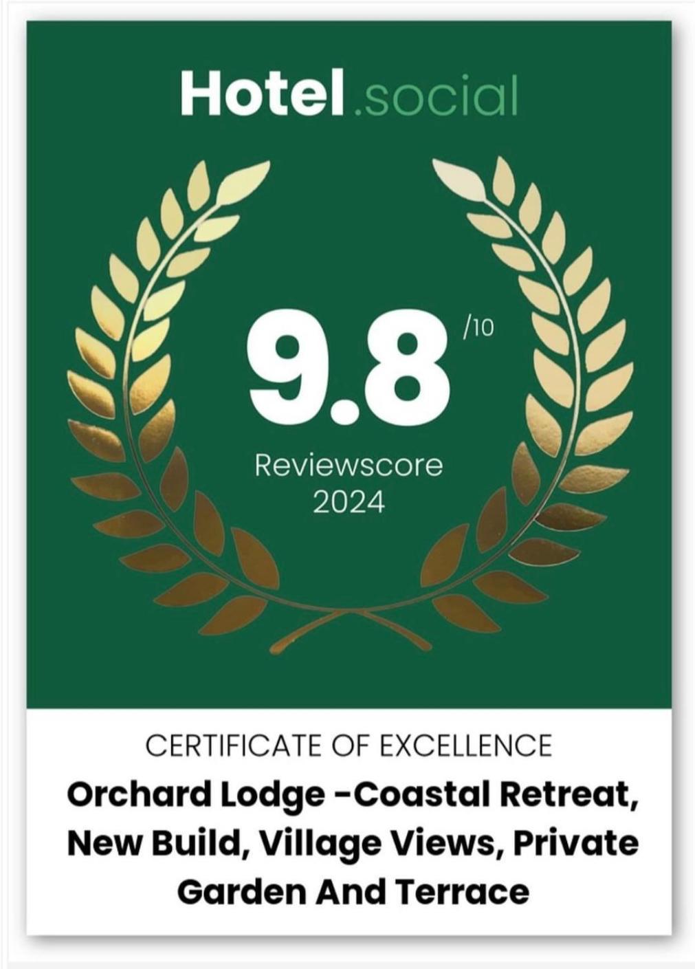 Orchard Lodge -Coastal Retreat, New Build, Village Views, Private Garden And Terrace Saint Brides Major المظهر الخارجي الصورة